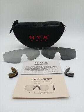 NYX Golf Sunglasses Lens Replacements With Case Classic Competition Style